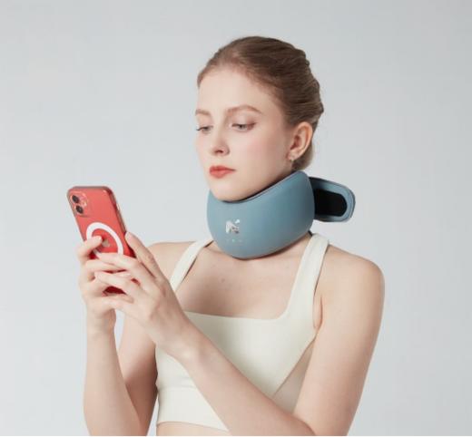 💥【NSN护颈脖套】 🔺1.透气性面料，🌈裸感体验久带不闷 🔺2.V式防低头设计，🎊均衡释放头颈压力 商品图1