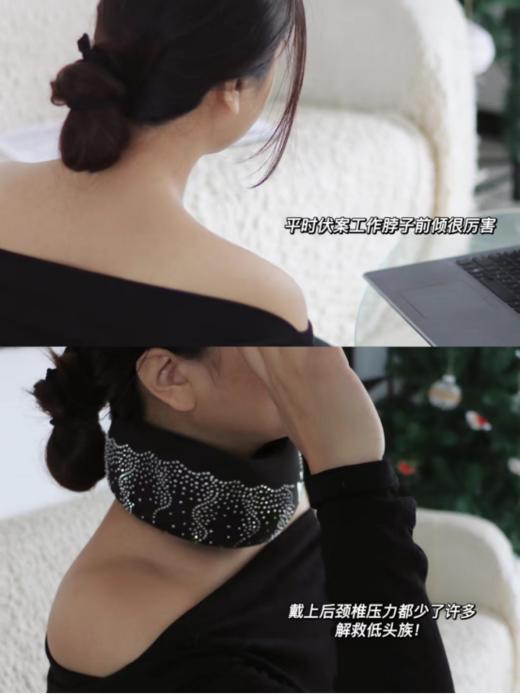 💥【NSN护颈脖套】 🔺1.透气性面料，🌈裸感体验久带不闷 🔺2.V式防低头设计，🎊均衡释放头颈压力 商品图2