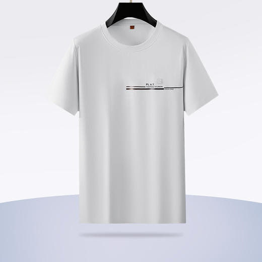 【新款DDP】大依优型大码短袖T恤圆领加肥加大男士大号弹力透气舒适夏季半袖透气 商品图1