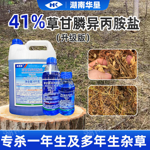 草甘膦异丙胺盐非耕地苹果园杂草杀根灭草除草剂草甘膦升级版农药 商品图1