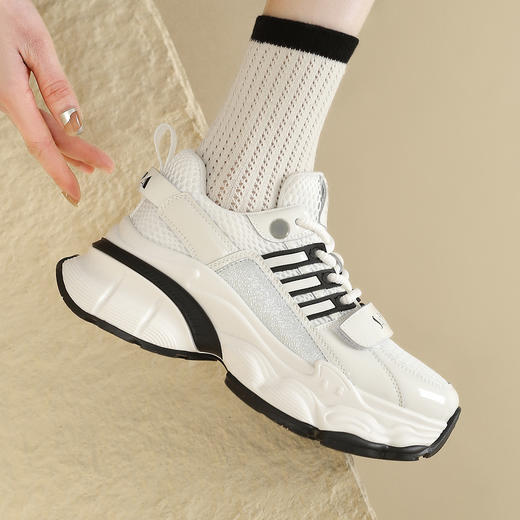 品质好货 | Safiya/索菲娅2024新款春季百搭厚底运动休闲老爹鞋 SF41112729 商品图1