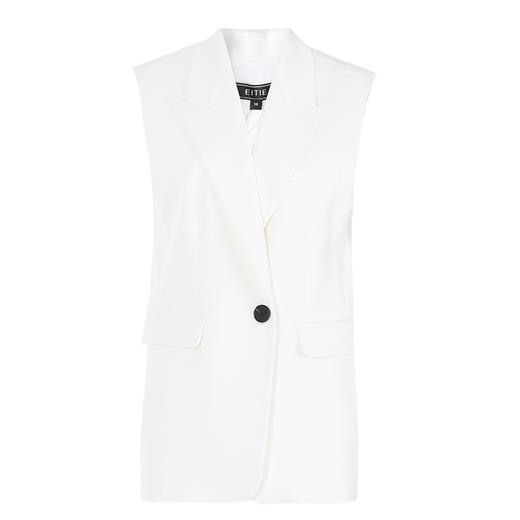 EITIE爱特爱夏季新款百搭马甲简约修身西装薄外套7403109 商品图12