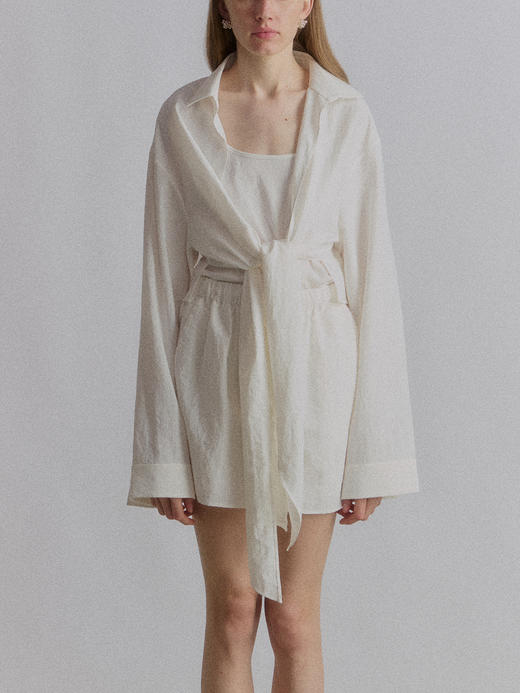 VC｜SS24105 Priya two set shirt [ 衬衫 白 ] 商品图5