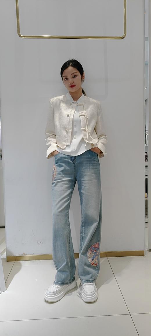 斯兰 衬衫领针织套头背心打底488819 商品图9