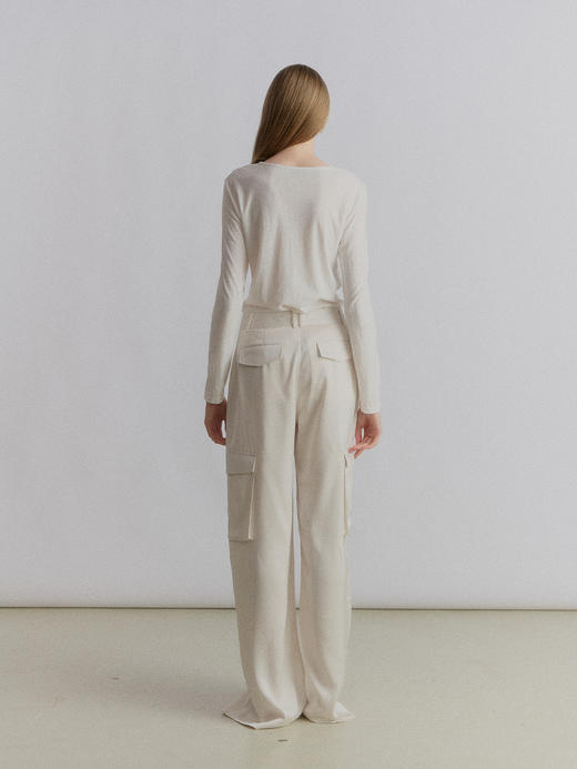 VC｜SS24051 Carwen trousers with pockets [ 长裤 黑 / 白 ] 商品图7