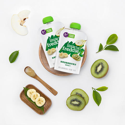 Little Freddie小皮 香蕉猕猴桃梨苹果泥（新） 商品图3