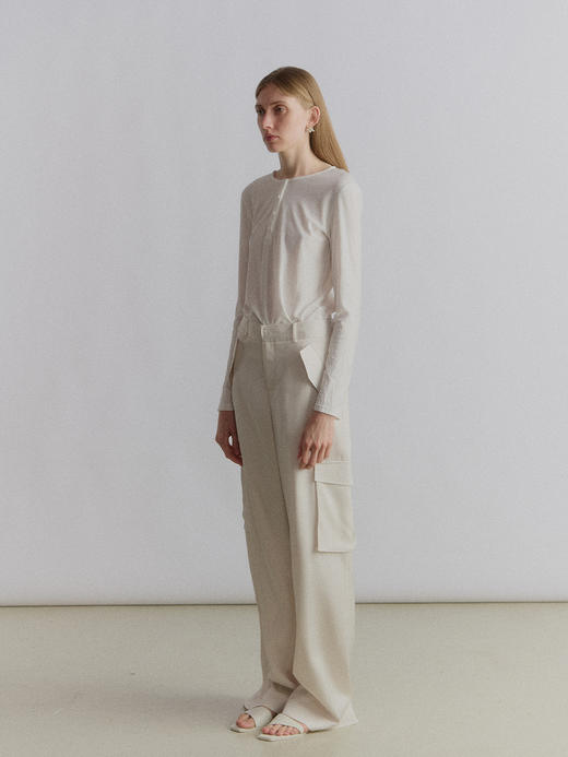 VC｜SS24051 Carwen trousers with pockets [ 长裤 黑 / 白 ] 商品图5