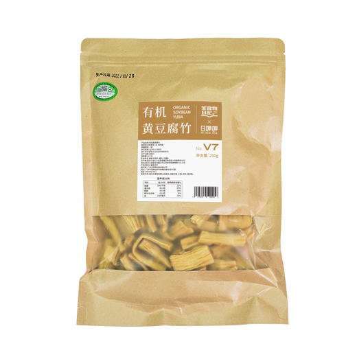 全食物日记×日呷呷 有机黄豆腐竹250g 商品图4