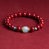 天然和田玉转运珠朱砂手串 商品缩略图0
