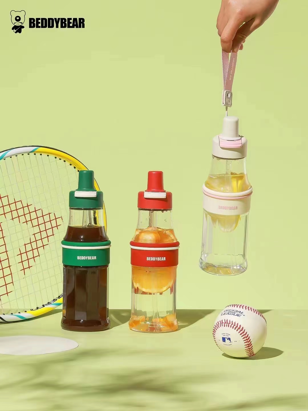 杯具熊激浪双饮塑料杯（630ML）