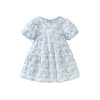 迷你巴拉女童宝宝夏日柔软透气泡泡袖印花满印甜美连衣裙 商品缩略图4
