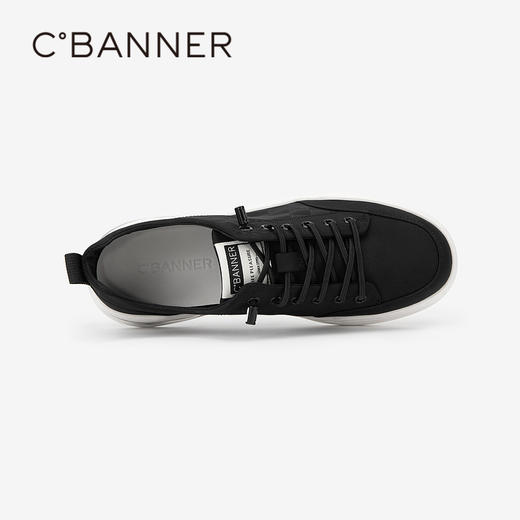 千百度男鞋厚底增高休闲鞋夏季男士户外时尚透气运动板鞋A24172304 商品图2