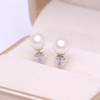 美裕 925银淡水珍珠耳钉6-7mm 106799Z 商品缩略图1