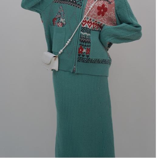 两三事显瘦半身裙裙子气质时尚宽松宽松中长款秋冬百搭复古冬季 商品图3