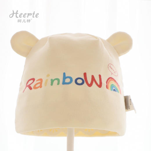 【可爱宝宝，户外出行帽！】胎帽婴儿帽子棉质新生儿帽子，初生儿婴儿帽子护囟门春秋双层四季款-lm！ 商品图5