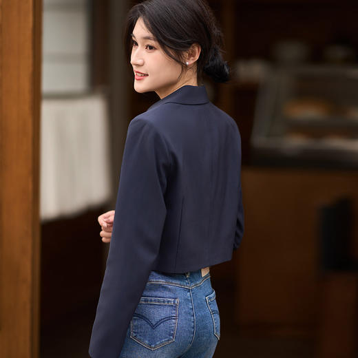 【短款小西服】2026春季简约百搭一粒扣西装外套 商品图6