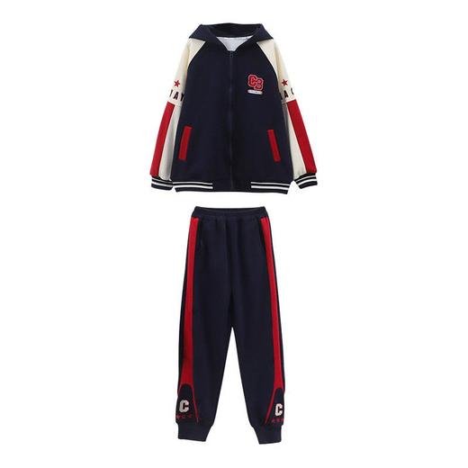 女童春装运动套装洋气中大童2024新款儿童装春秋款休闲针织两件套 商品图4