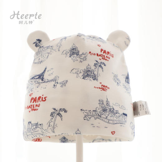 【可爱宝宝，户外出行帽！】胎帽婴儿帽子棉质新生儿帽子，初生儿婴儿帽子护囟门春秋双层四季款-lm！ 商品图10