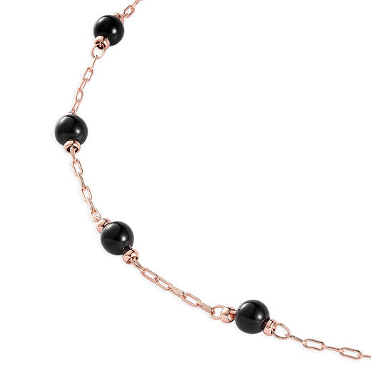 7or9配饰-黑色圆珠秋千链 商品图3