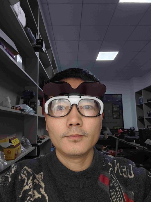 【货号03703】电焊机专用眼镜二保焊氩弧焊变光防护镜新款翻盖护目镜 商品图9