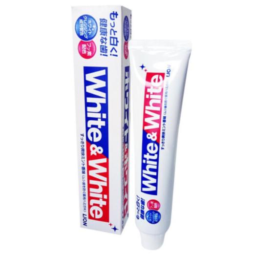 狮王WHITE&WHITE美白牙膏150g*2支 商品图1