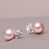 美裕 淡水珍珠耳钉 10-11mm 107502Z 商品缩略图3
