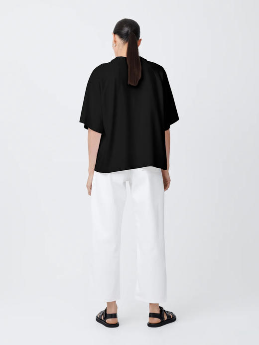 Studio Nicholson  白色/黑色NELSON插肩袖短袖T恤 商品图8