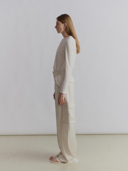VC｜SS24051 Carwen trousers with pockets [ 长裤 黑 / 白 ] 商品图6