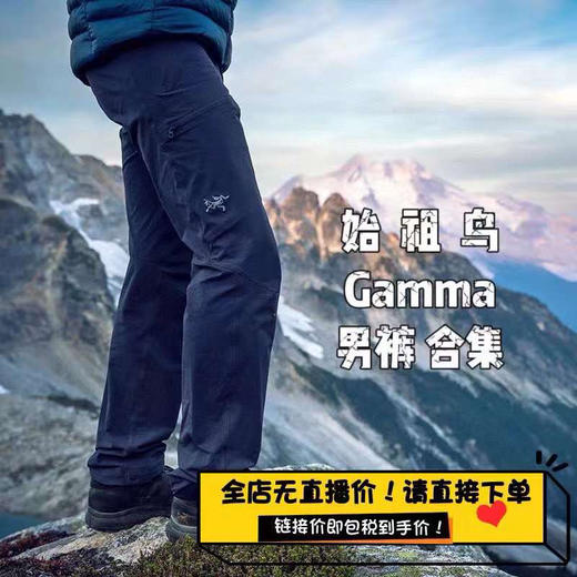 ARC,TERYX/始祖鸟Gamma Pant户外防风软壳裤 商品图1