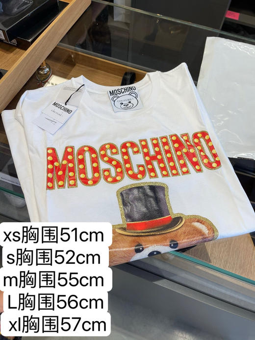 国内现货moschino礼帽🐻T恤 码全¥790元男女同款 商品图1