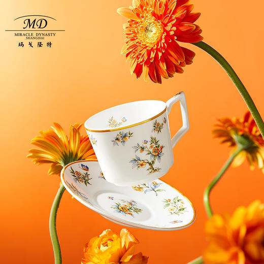 【春上新】10楼玛戈隆特  4头咖啡杯碟-和美家园      吊牌价688元    活动价482元 商品图1