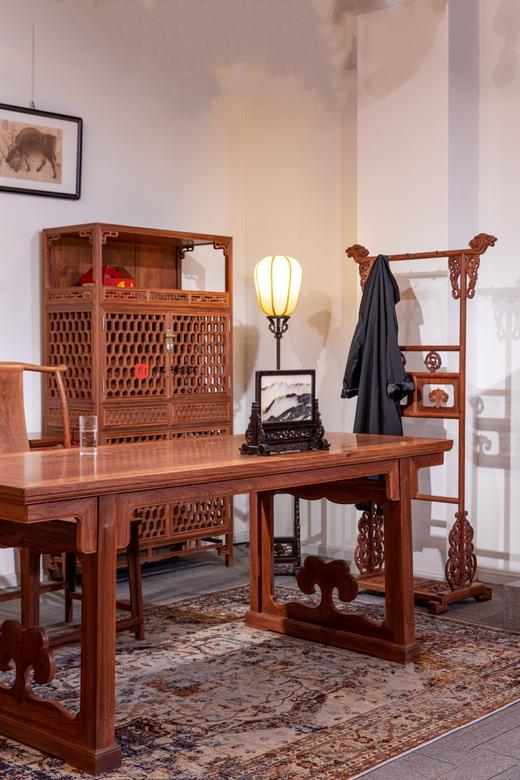 红桥红  家具严选  缅甸花梨（大果紫檀）【书房搭配】 商品图7