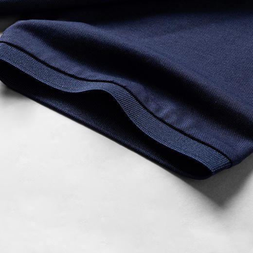 【恬妈推荐】【含桑蚕丝】罗蒙男士夏季商务polo衫男短袖男夏季薄款绣花冰丝t恤男短袖 商品图7