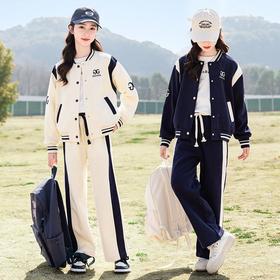 女童套装春秋2024新款洋气儿童春装中大童运动休闲网红两件