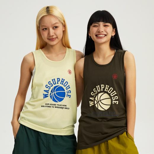 WassupHouse 篮球印花网眼背心 商品图3