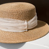 疯帽子 颜值系 夏季法式平顶礼帽遮阳草帽海边度假逛街 春夏 商品缩略图3