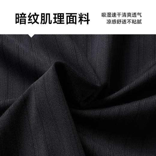 【冰丝高弹】【新款DWP】大依优型大码条纹短袖Polo衫翻领加肥加大男士大号弹力透气舒适夏季半袖 商品图3