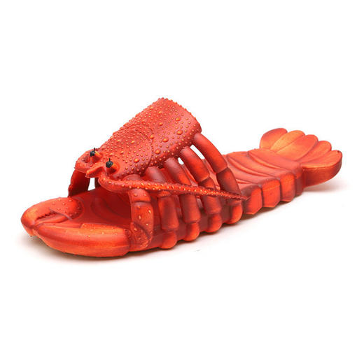 【龙虾拖鞋，趣味十足】新款卡通龙虾拖鞋不仅适合情侣同款，还可以让你的孩子和你一起穿，室内外皆可穿着，萌趣十足，穿上它们凉爽超舒适！ 商品图5