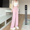 【锦纶冰丝防晒裤女 裤子夏新款女装】显瘦休闲裤 拖地垂感直筒阔腿裤 商品缩略图10