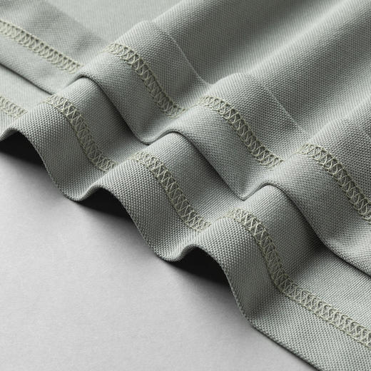 【含桑蚕丝】罗蒙夏季商务男士t恤短袖polo衫休闲男polo衫短袖 商品图7