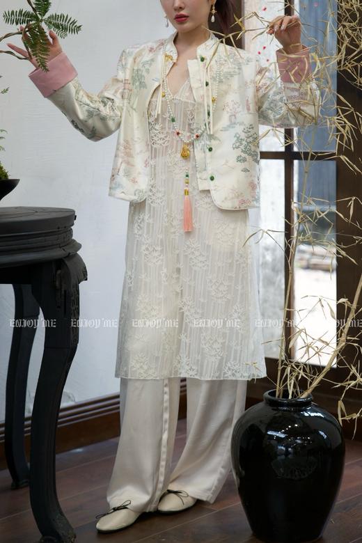 【门店同款】ENJOY春季云敛-亭台春色中式外套 156894346 商品图3