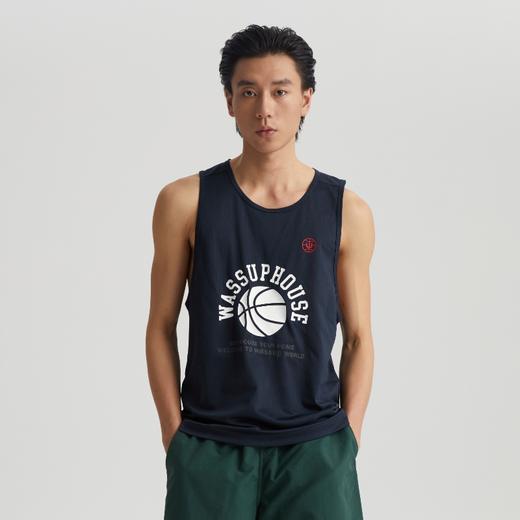 WassupHouse 篮球印花网眼背心 商品图4