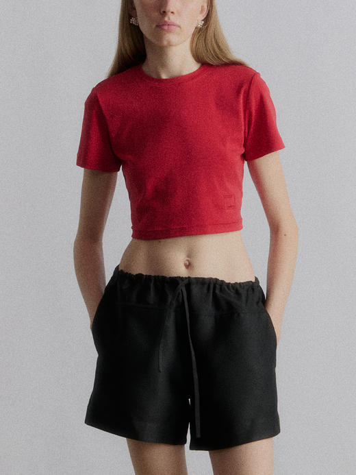 VC｜SS24045 Karys cropped Tshirt [ 短袖上衣 黑 / 白  / 红 ] 商品图0