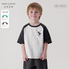 马克珍妮男童小恐龙撞色插肩袖短袖T恤儿童纯棉上衣夏装240579 商品缩略图0