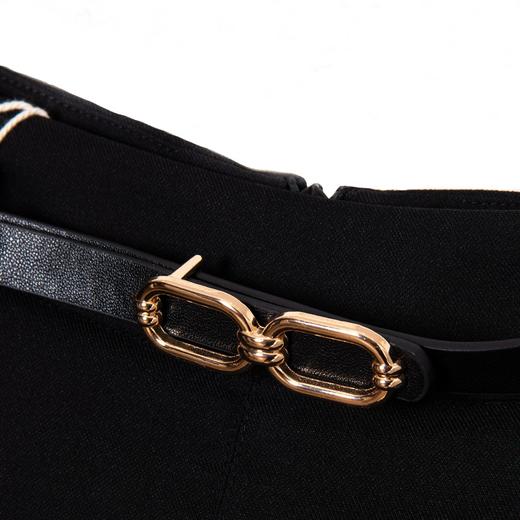 N°28  肚腩消失纯色气质显瘦高腰女装裙子百褶半身裙（赠腰带）8311Q032 商品图2