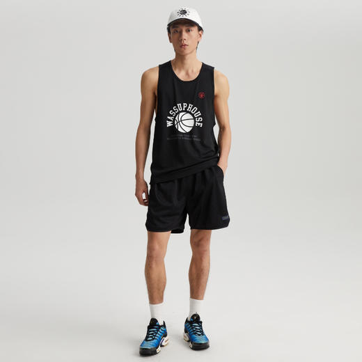 WassupHouse 篮球印花网眼背心 商品图5