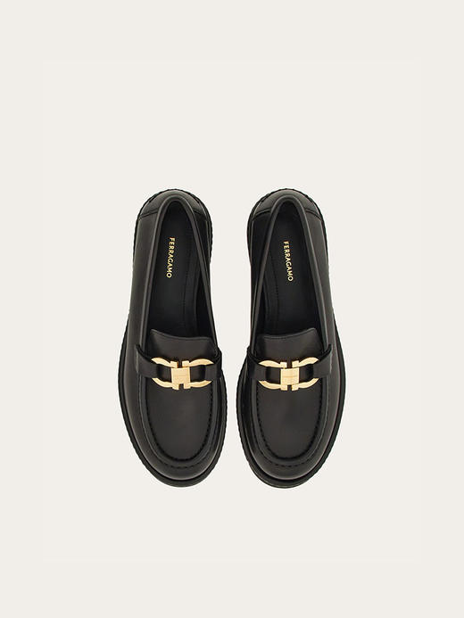 【特价商品不退不换】FERRAGAMO 菲拉格慕 莫卡辛鞋女  0769287-001 .【鞋底有膜，试穿小心】（暂无品牌物料包装） 商品图5