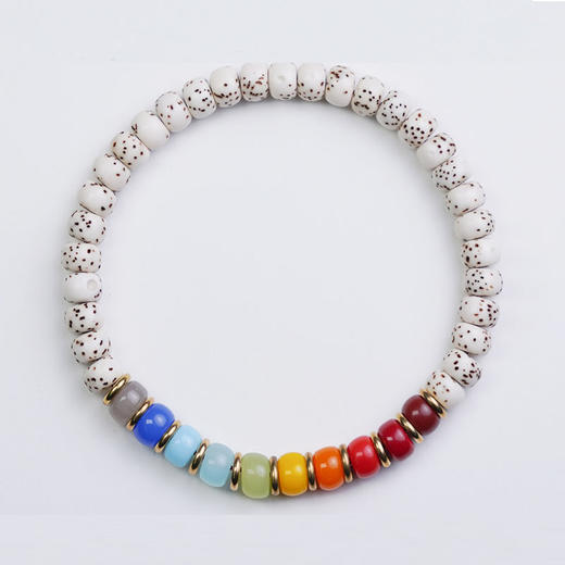 彩虹琉璃星月手串 商品图4