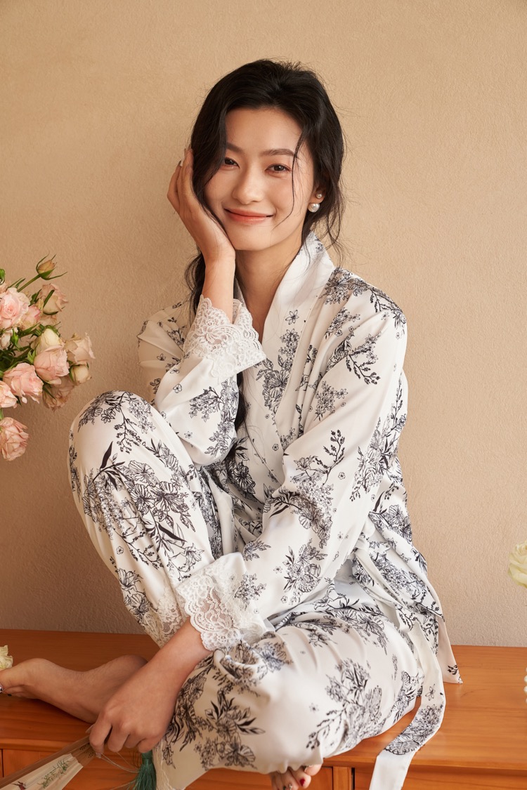 【江南禾】新款春夏国风新中式长袖休闲家居服