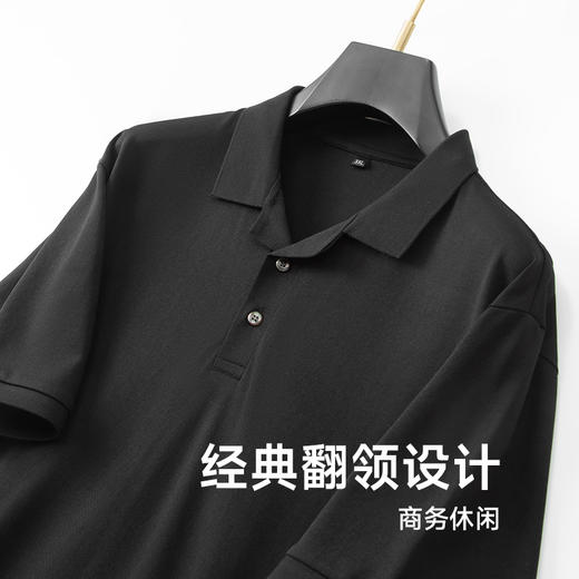 【新款DDA】大依优型大码短袖Polo衫翻领加肥加大男士大号弹力透气舒适夏季半袖透气 商品图2